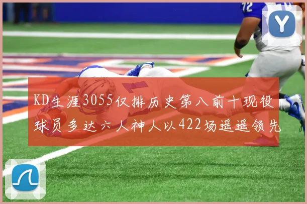 KD生涯3055仅排历史第八前十现役球员多达六人神人以422场遥遥领先