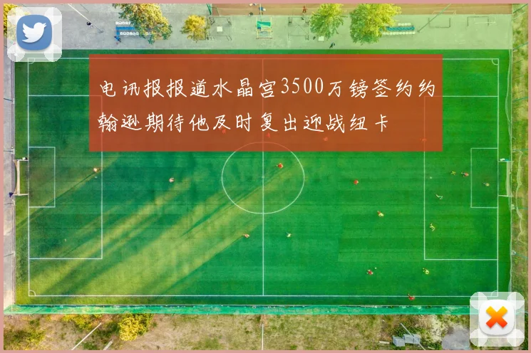 电讯报报道水晶宫3500万镑签约约翰逊期待他及时复出迎战纽卡